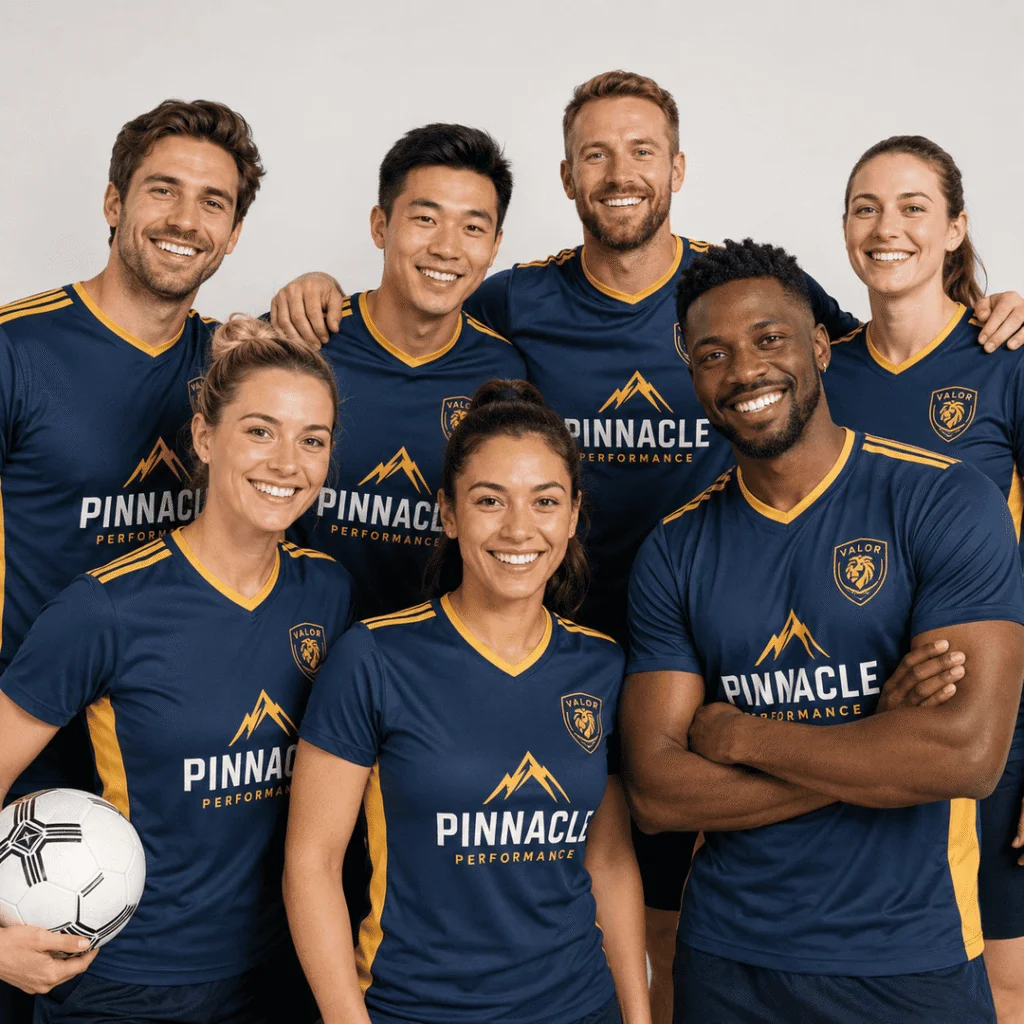 Custom printed sports team kit